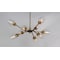 Maxim Lighting Savvy 9-Light 37" Wide Antique Brass / Black Chandelier 26345CLABBK - alternate 3